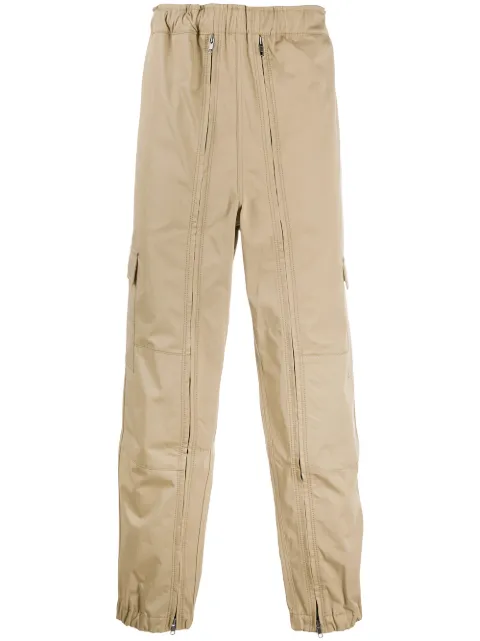 Random Identities pantalones tipo cargo con bolsillos y cierre