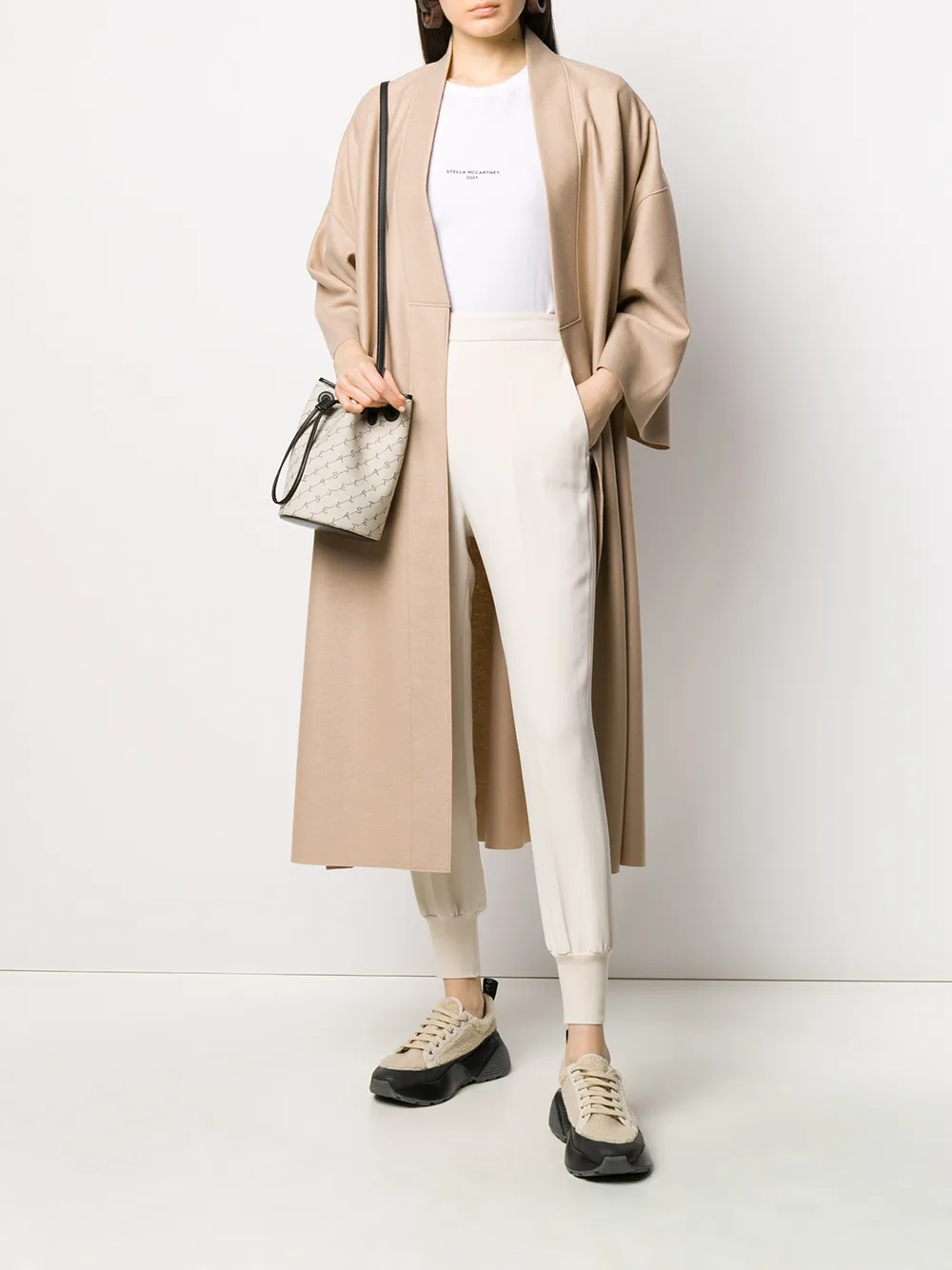 Stella McCartney Straight broek Beige