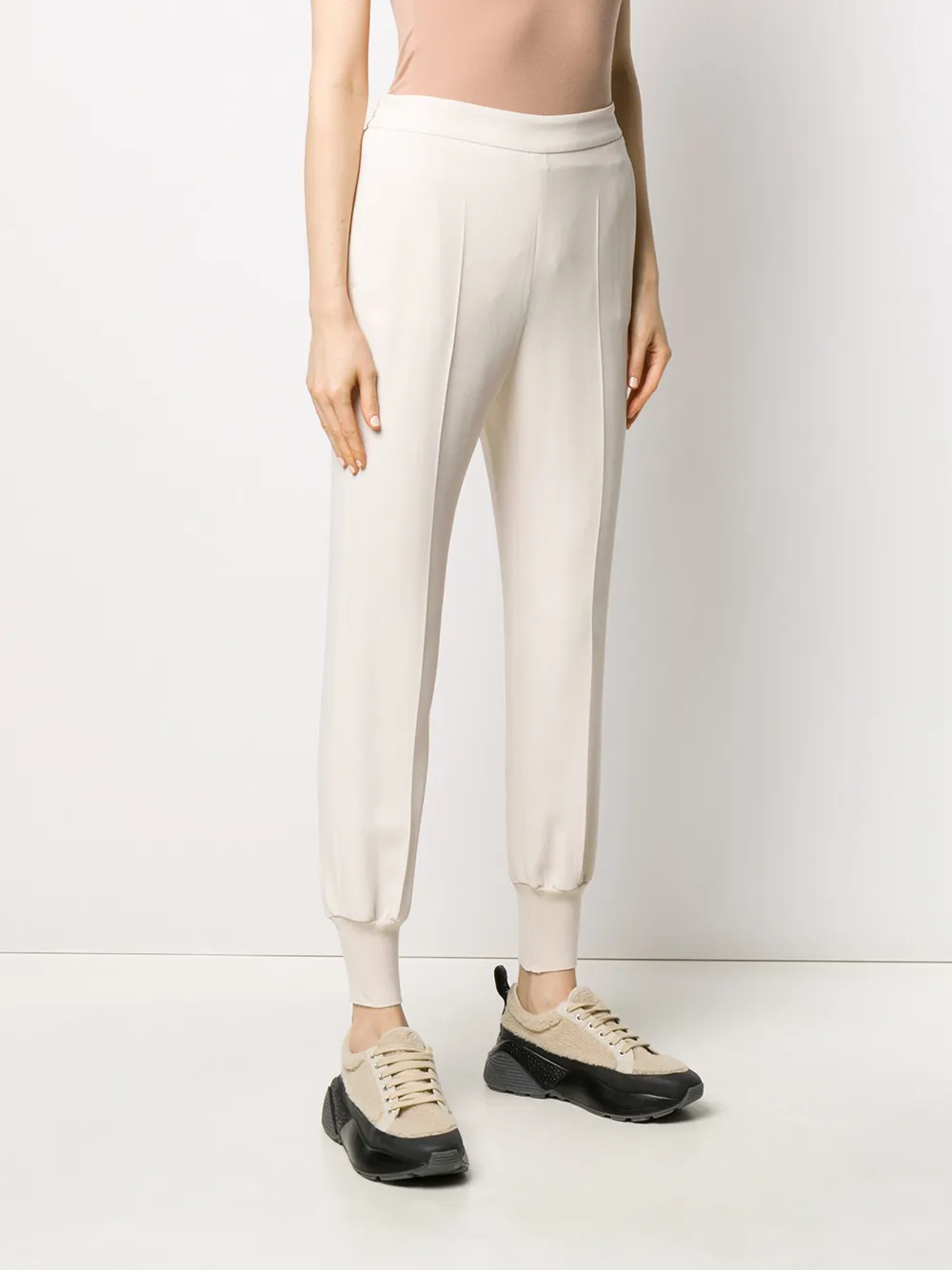 Stella McCartney Straight broek Beige