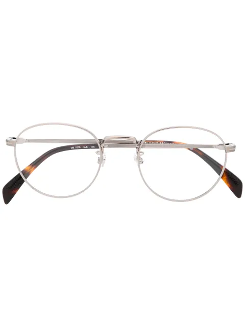 Eyewear by David Beckham lentes con armazón redonda fina