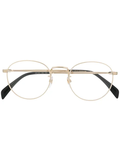 Eyewear by David Beckham round frame glasses