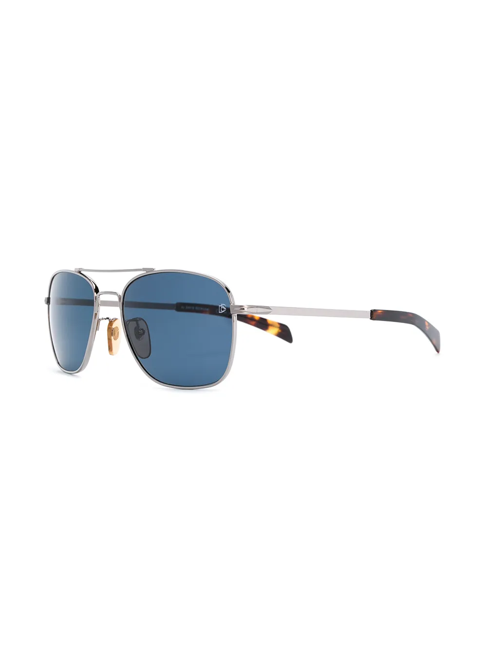 Eyewear by David Beckham Zonnebril met piloten montuur Zilver