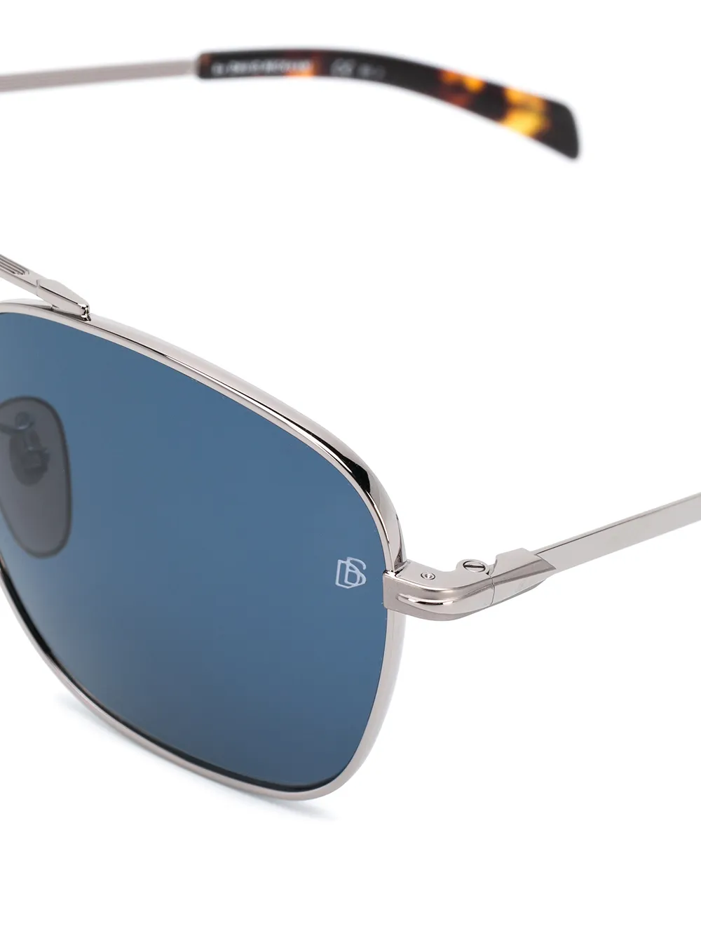 Eyewear by David Beckham Zonnebril met piloten montuur Zilver