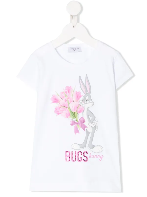 Shop Monnalisa Bugs Bunny T Shirt With Express Delivery Farfetch