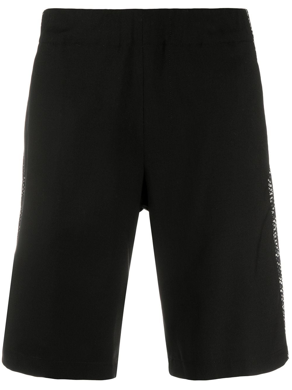 John Richmond Shorts Mit Seitlichen Streifen In Black