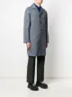 Prada checked single-breasted coat
