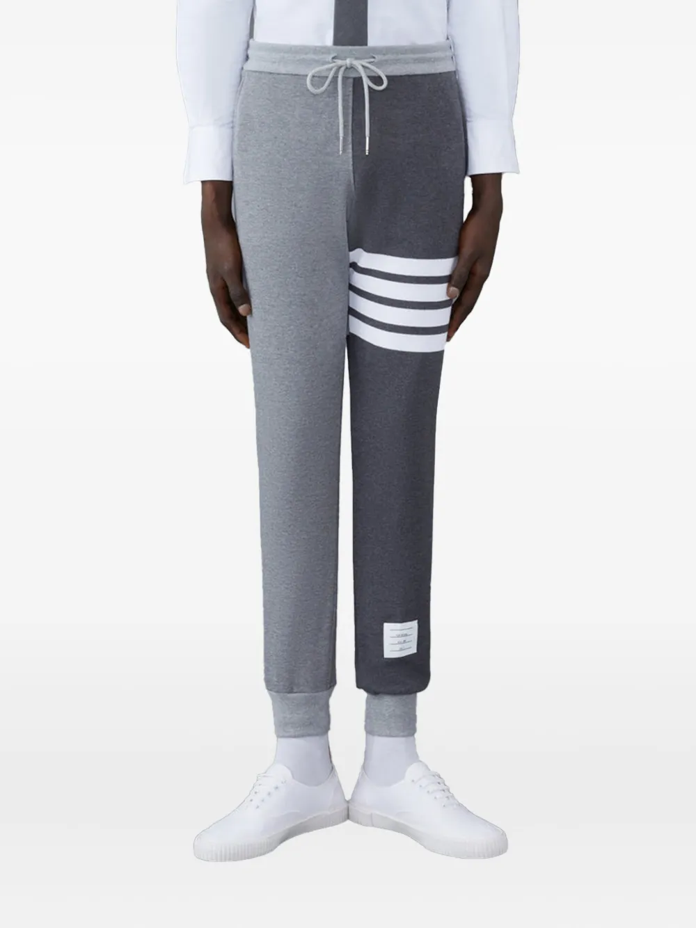 Thom Browne ループバック トラックパンツ - グレー Thom Browne ループバック トラックパンツ - グレー