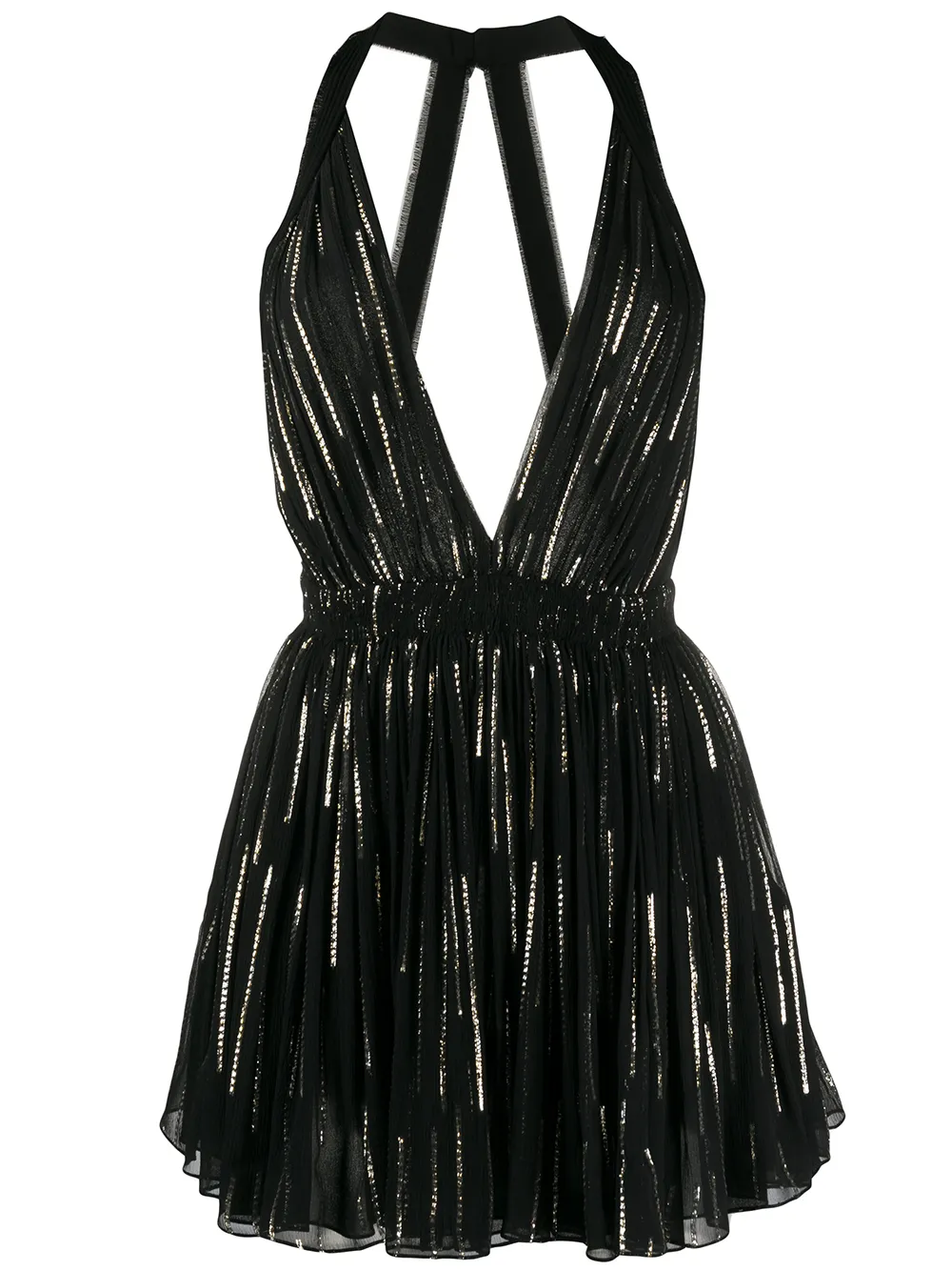 Saint Laurent Minikleid Mit Metallic-Effekt vAMs1 nj203 Saint Laurent Minikleid Mit Metallic-Effekt vAMs1 nj203