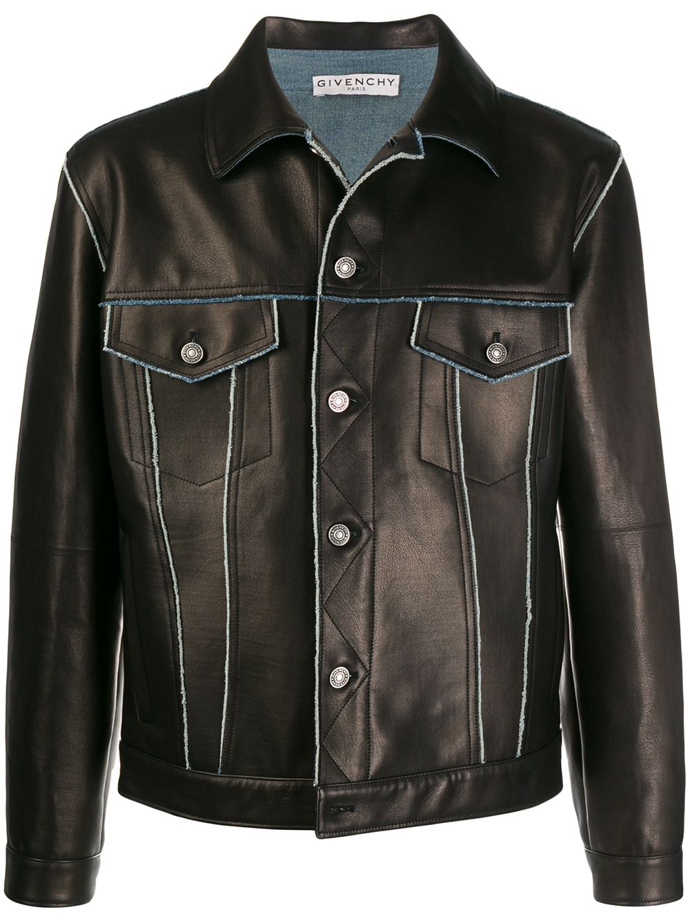 фото Givenchy куртка с контрастной отделкой