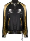 Mastermind World skull print bomber jacket - Black