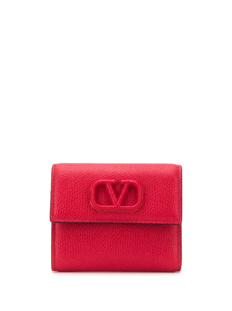 valentino v logo wallet