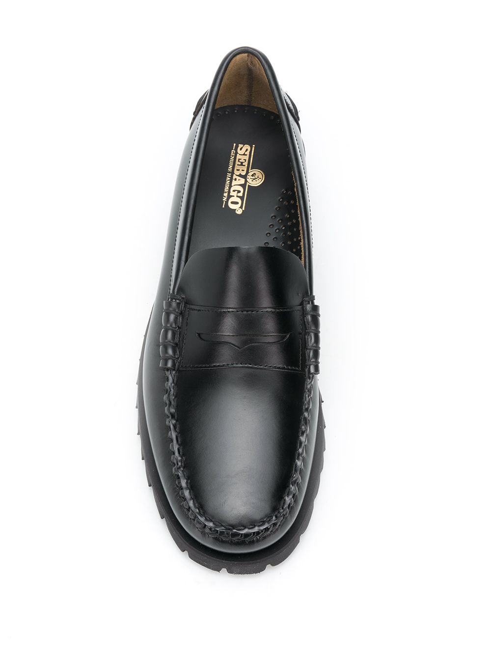 фото Sebago logo loafers