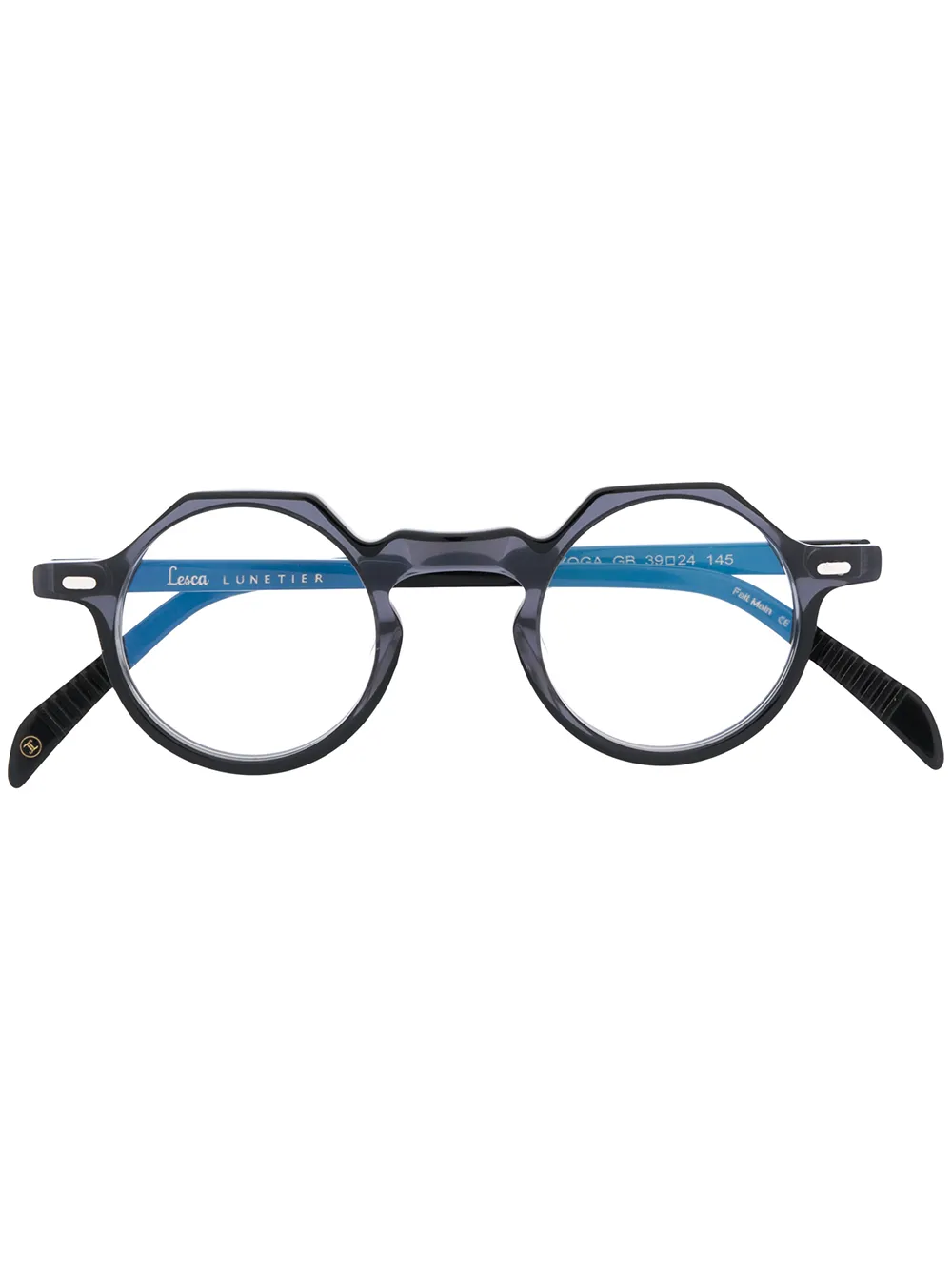 Lesca Yoga Round Frame Glasses - Farfetch