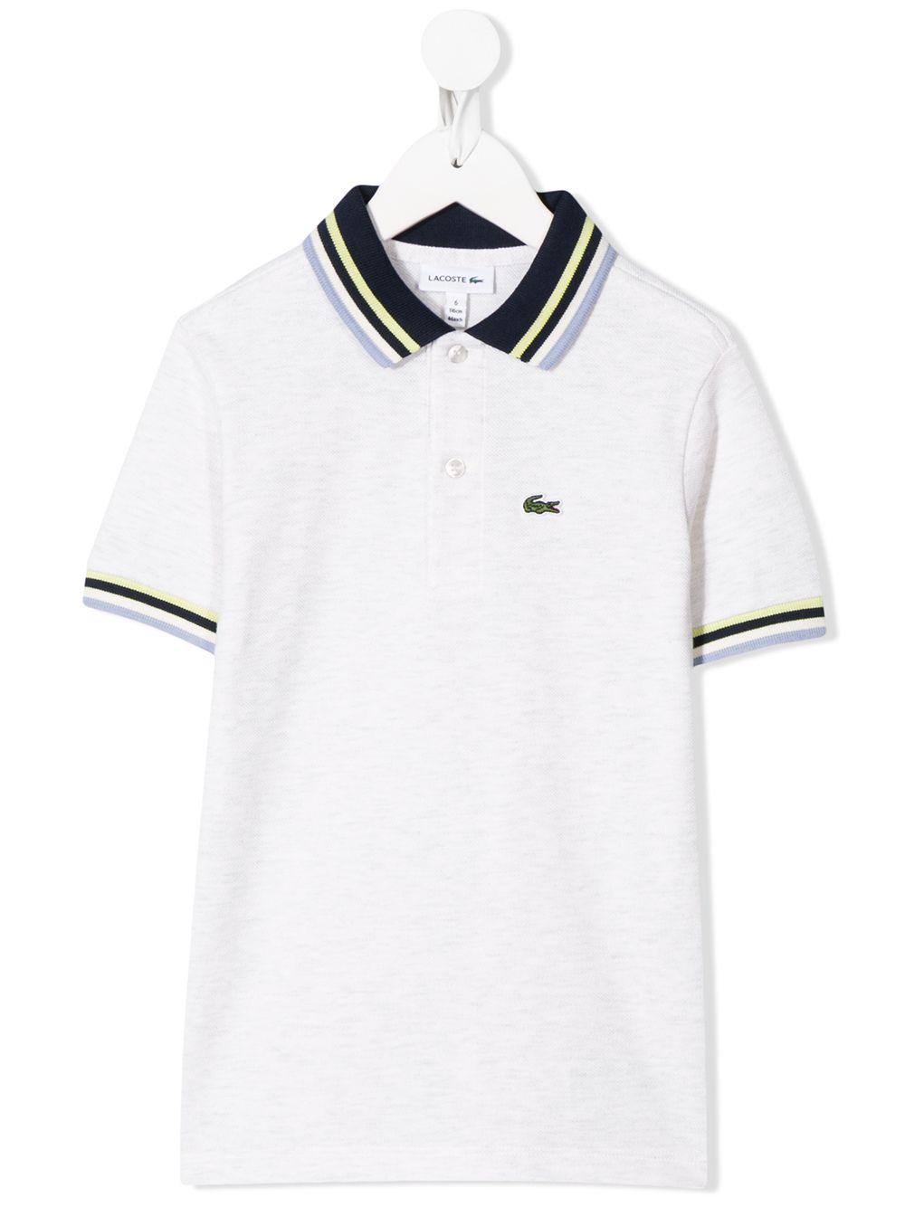 фото Lacoste kids logo embroidered polo shirt