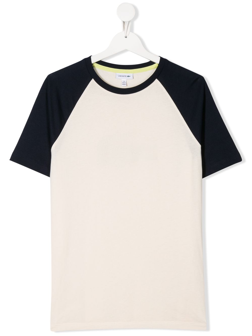 фото Lacoste kids teen contrast sleeve t-shirt