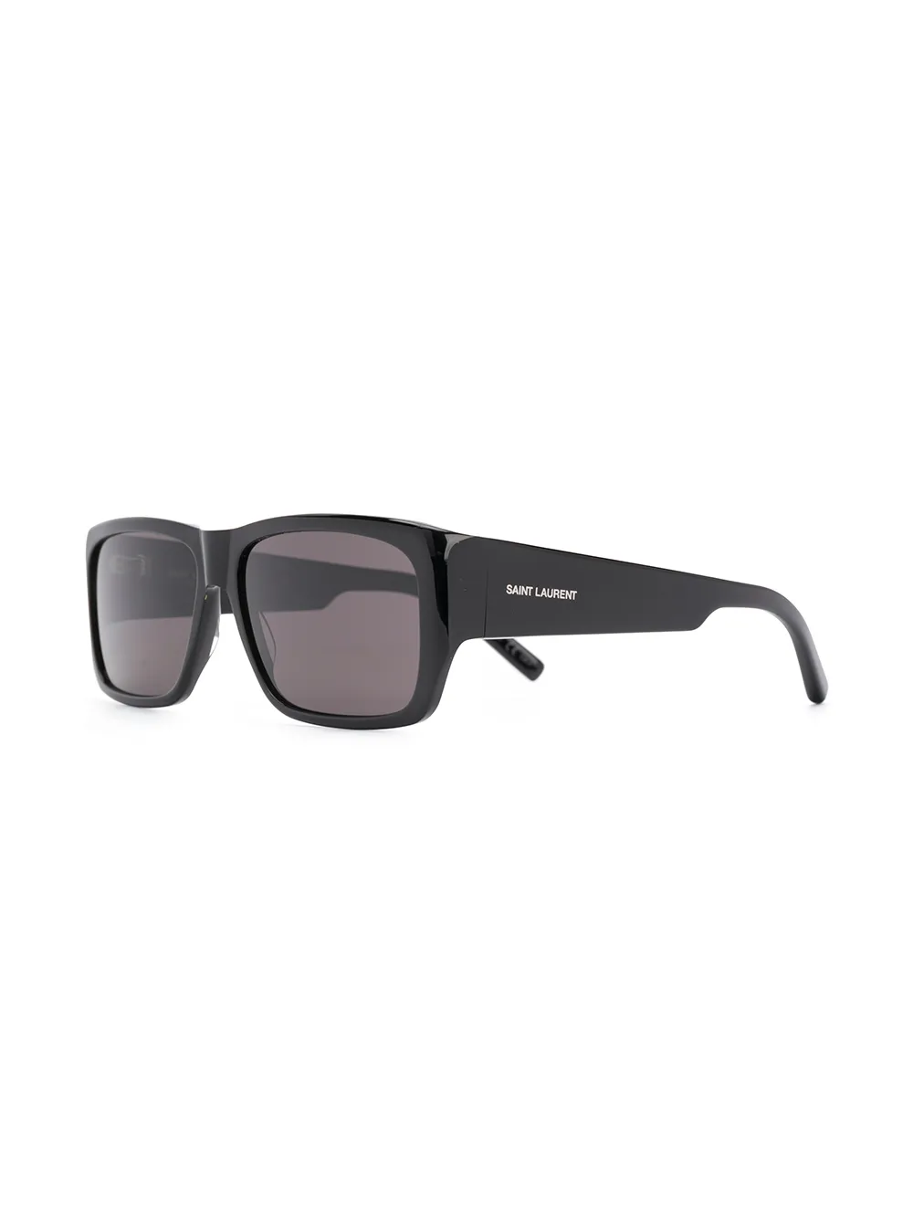 Saint Laurent Eyewear Lenny zonnebril met rechthoekig montuur - Zwart