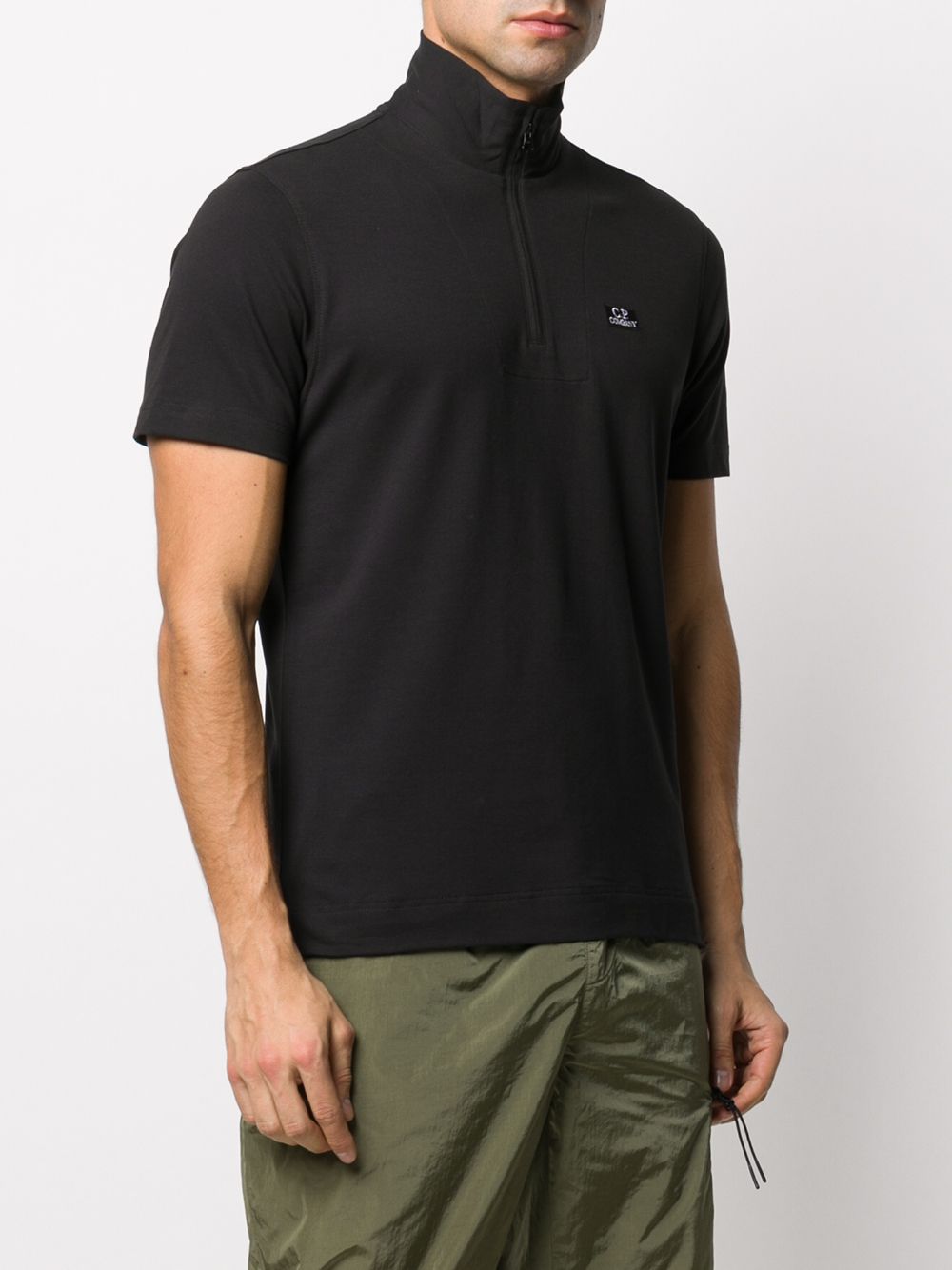 фото C.p. company high neck polo shirt