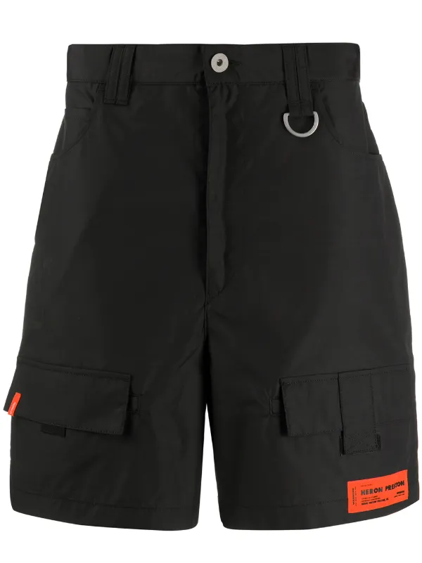 Heron Preston high rise utility shorts 