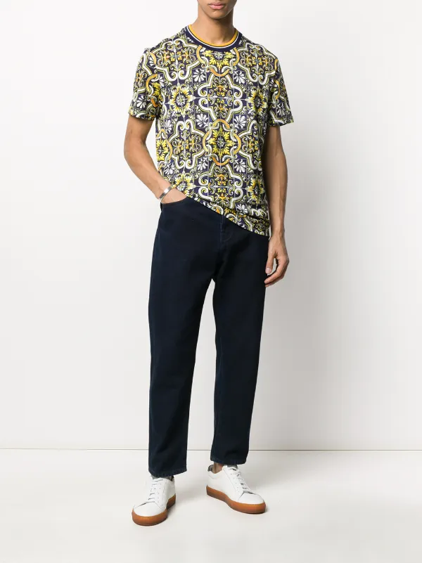Dolce and gabbana tile print online