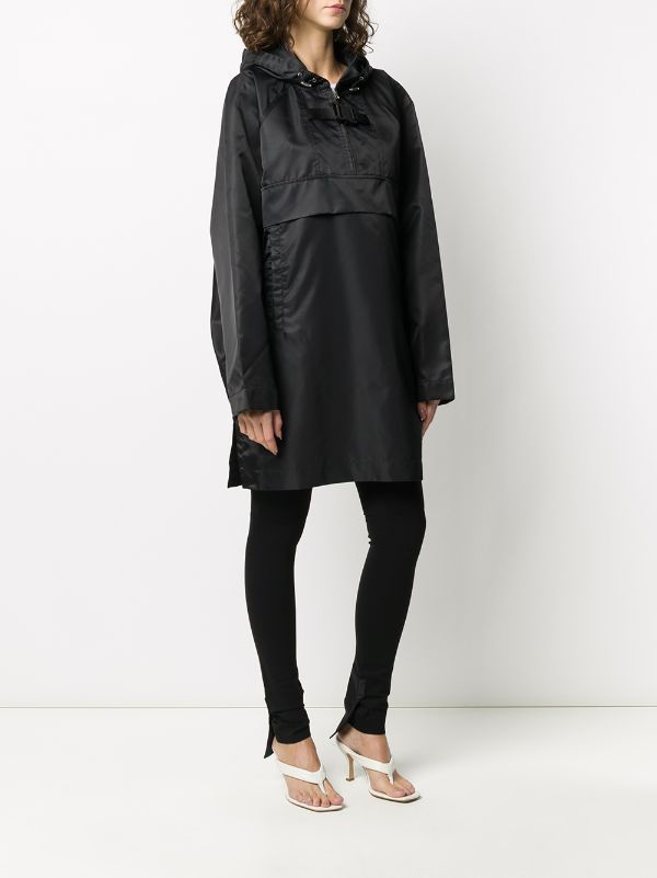 1017 ALYX 9SM Boxy Fit Hooded Coat | Black | FARFETCH