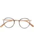 Garrett Leight Wilson round frame glasses - Brown