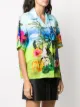 Versace Jeans Couture قميص بطبعة استوائية