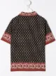 الصورة 2 من Dolce & Gabbana Kids قميص بوبلين بطبعة باندانا