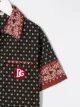 Dolce & Gabbana Kids قميص بوبلين بطبعة باندانا