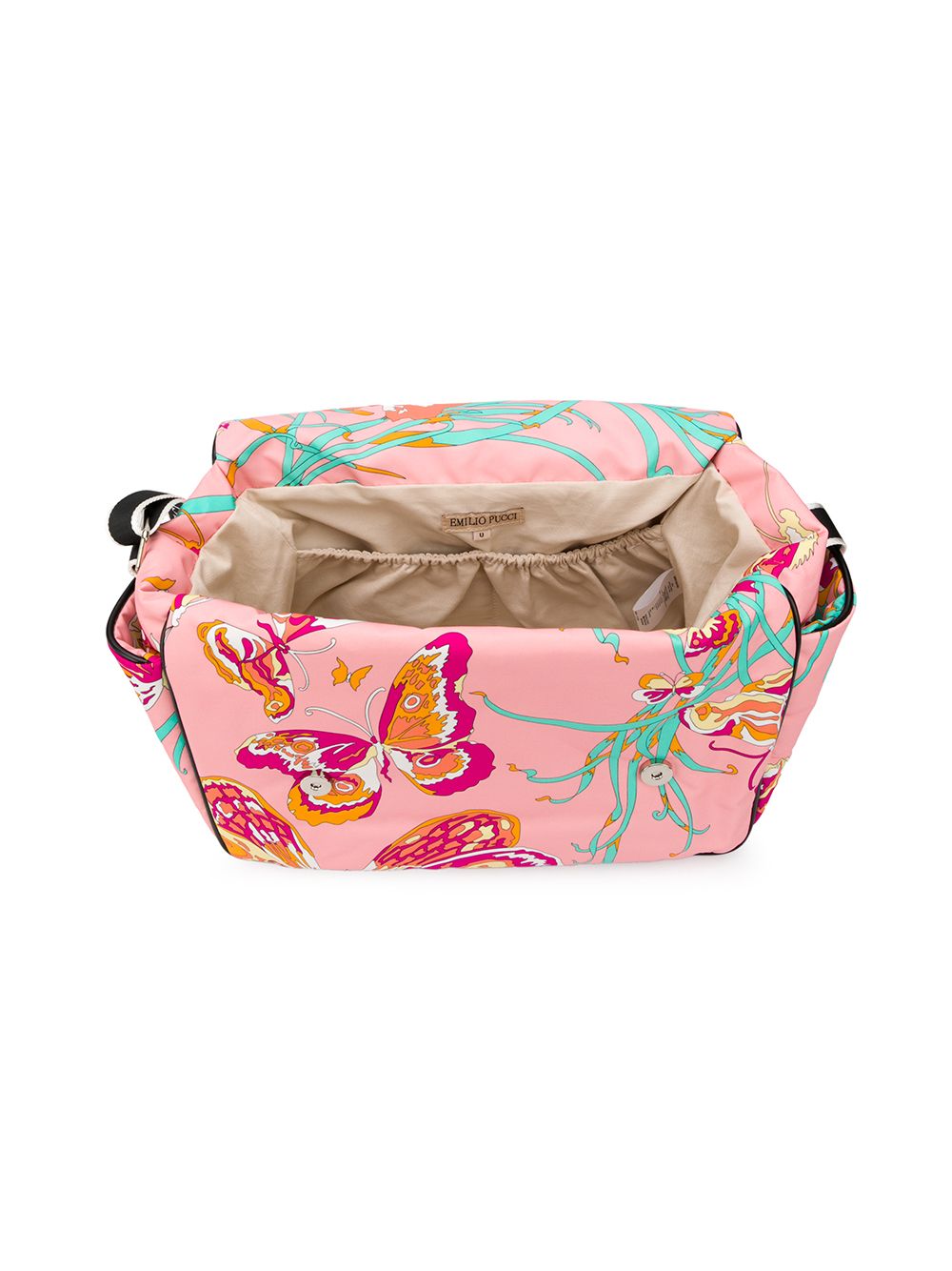 фото Emilio pucci junior butterfly-print changing bag