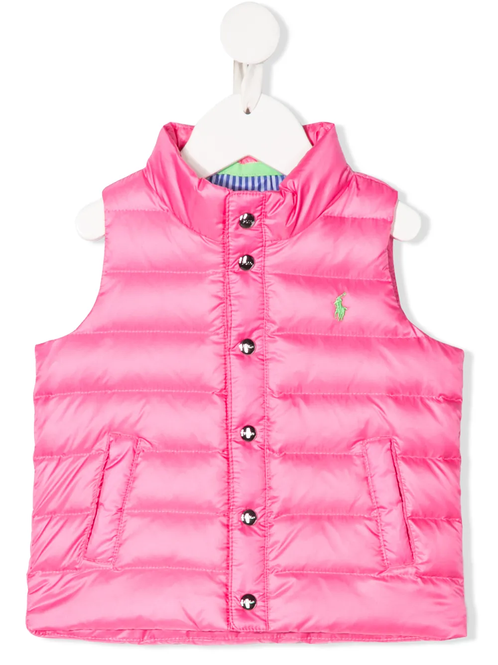 Ralph Lauren Kids дутый жилет с вышитым логотипом Ralph Lauren Kids дутый жилет с вышитым логотипом