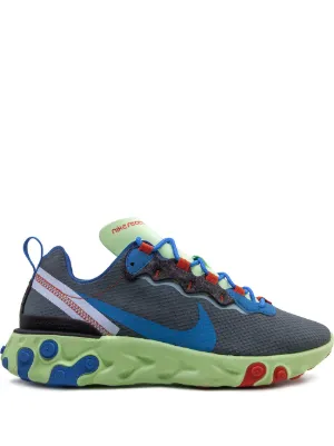 Nike React Element 55 Premium Sneakers In Iridescent Purple Canvas With  Rubber Pods in Blue for Men