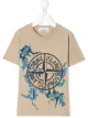 الصورة 1 من Stone Island Junior تيشيرت بطبعة شعار بوصلة