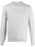 Brunello Cucinelli long sleeve relaxed fit pullover - Grey