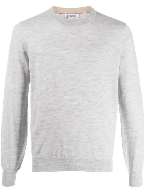 Brunello Cucinelli long sleeve relaxed fit pullover