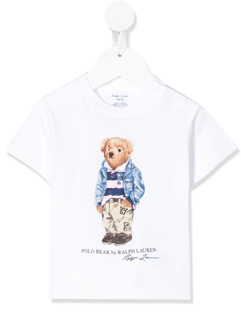 фото Ralph lauren kids футболка с принтом