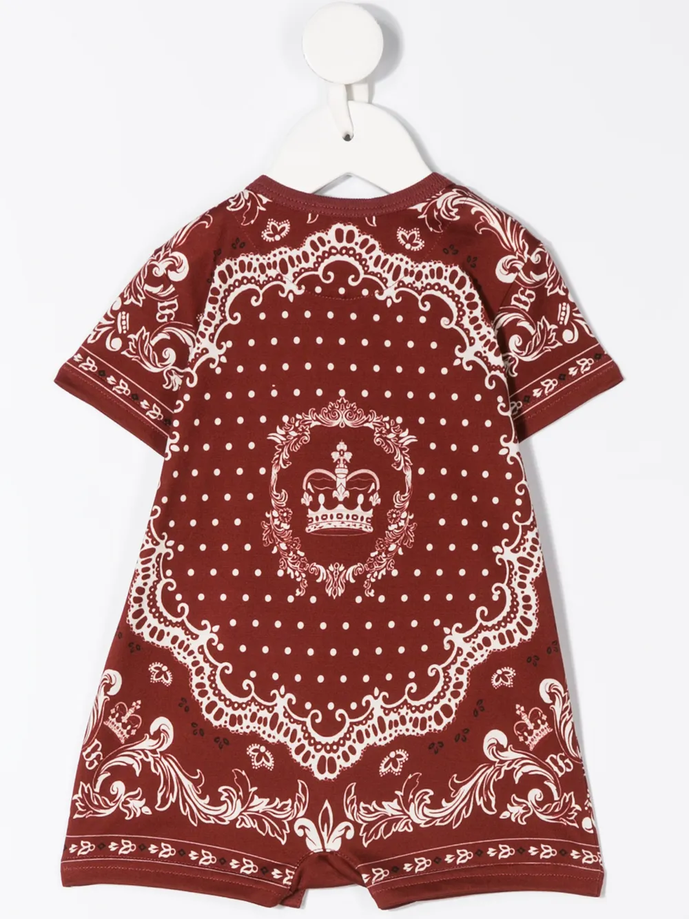 фото Dolce & gabbana kids комплект из комбинезона и кепки с принтом