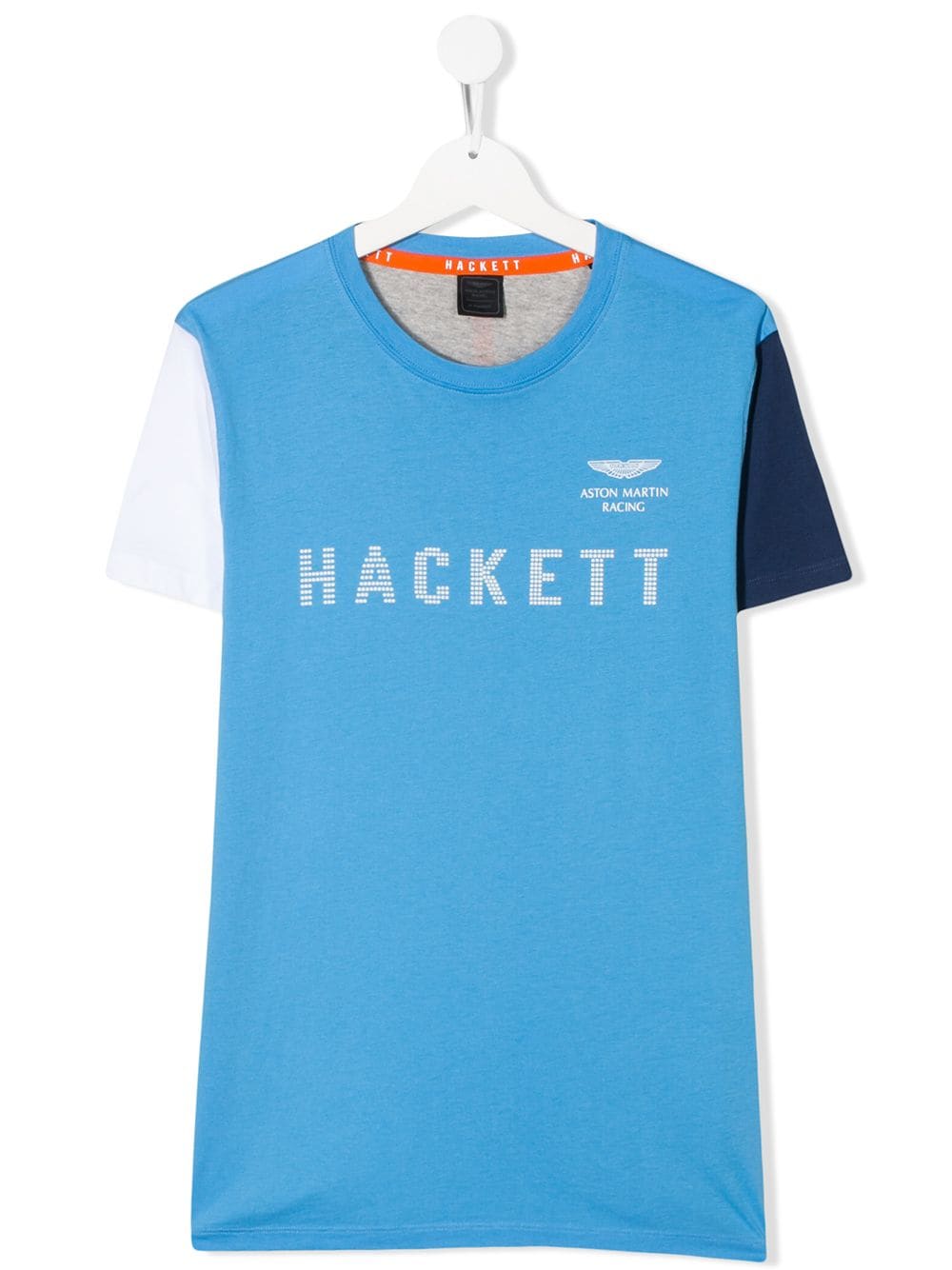 Hackett Kids' Logo Print T-shirt In Blue