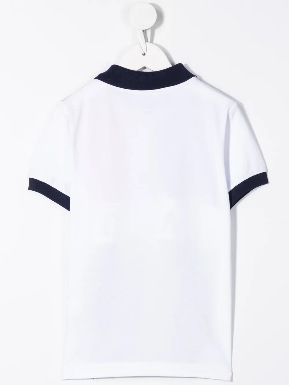 фото Hackett kids logo colour-block polo shirt