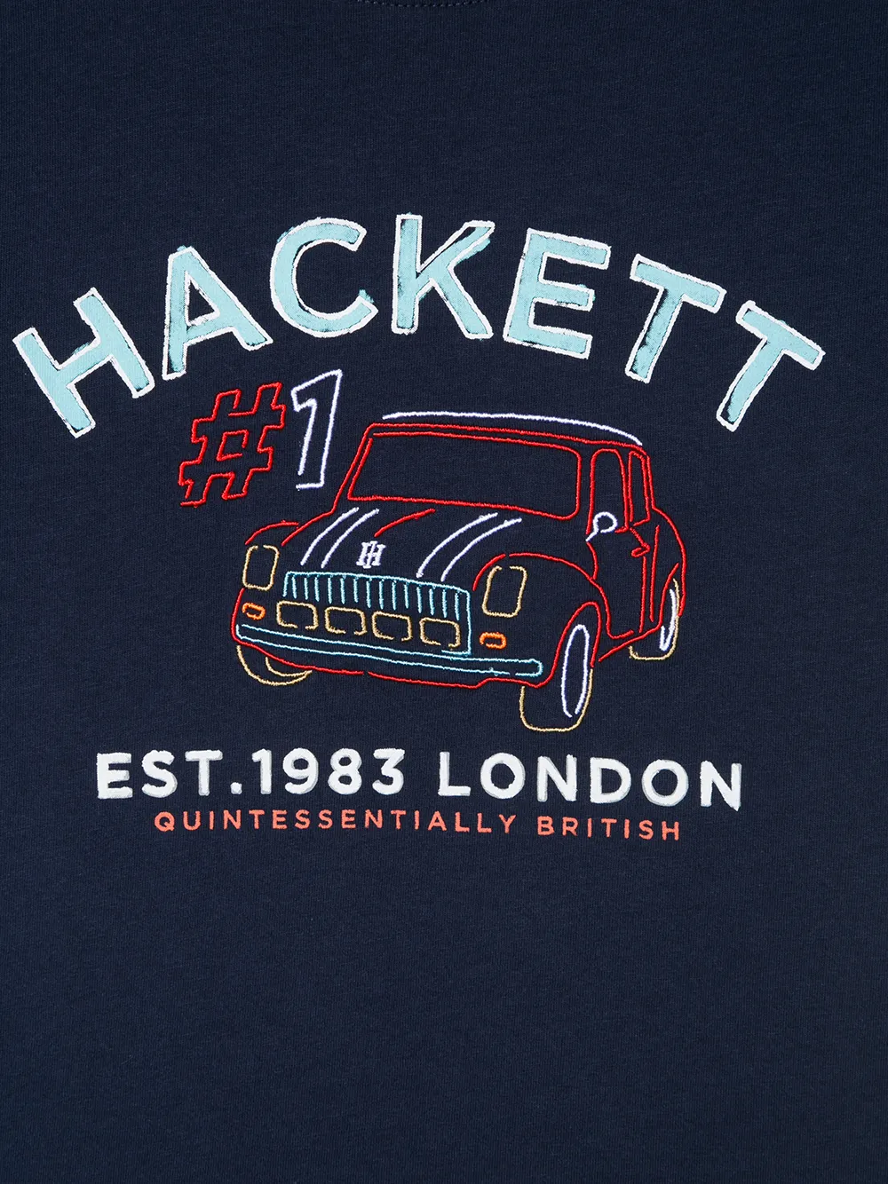 фото Hackett kids car print logo t-shirt