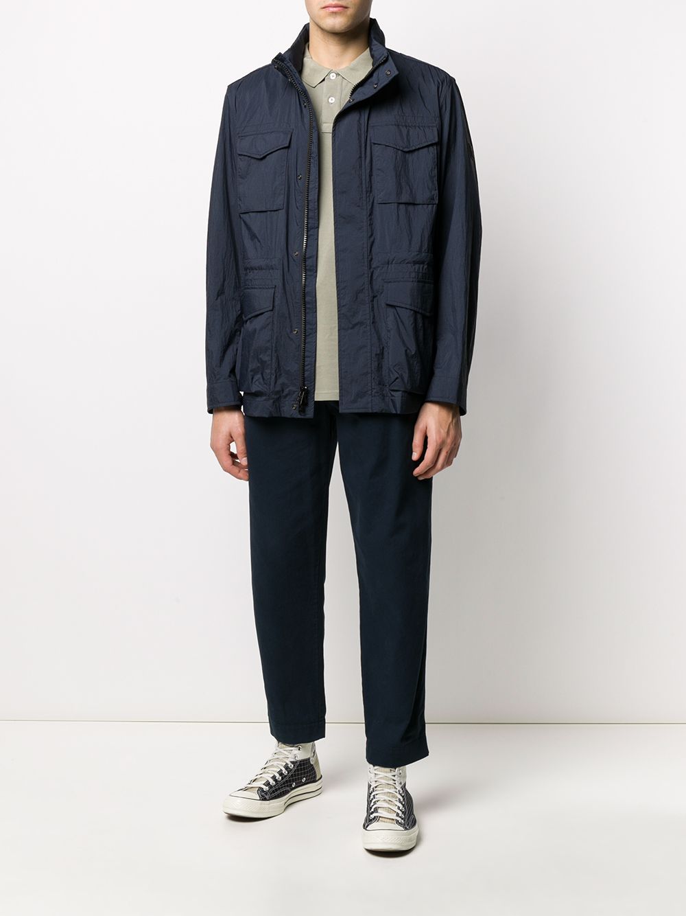 фото Woolrich flap pocket field jacket