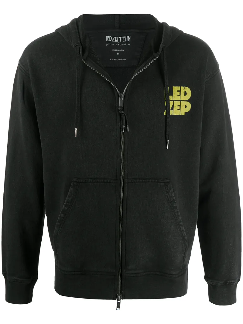 JOHN VARVATOS LED ZEPPELIN ZIPPED HOODIE