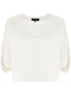 Image 1 of Arma cropped leather T-shirt