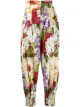 Image 1 of Dolce & Gabbana floral print tapered trousers