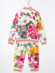 الصورة 2 من Dolce & Gabbana Kids طقم ملابس رياضية بطبعة زهور