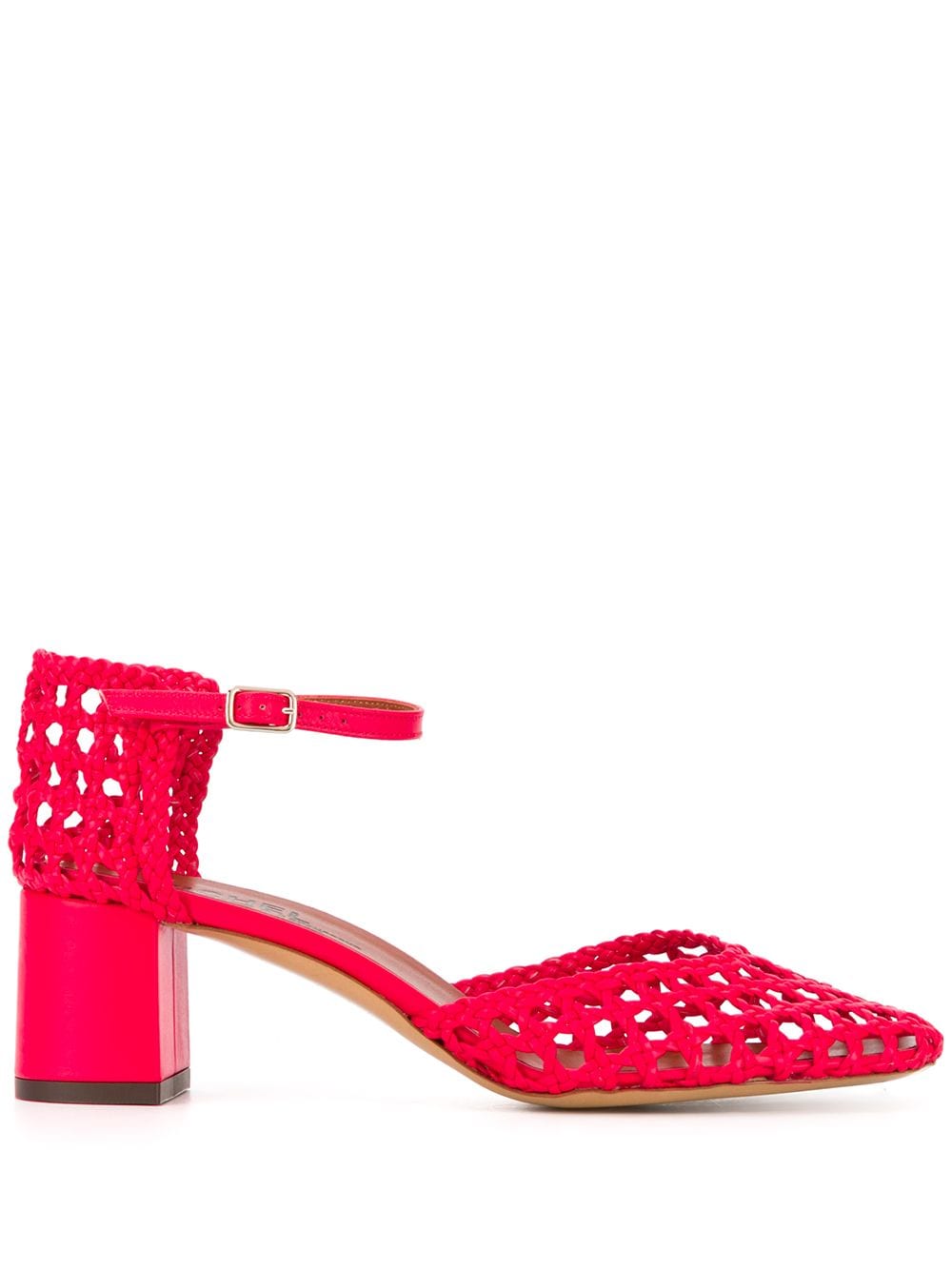 Michel Vivien Petrus Woven Pumps In Red