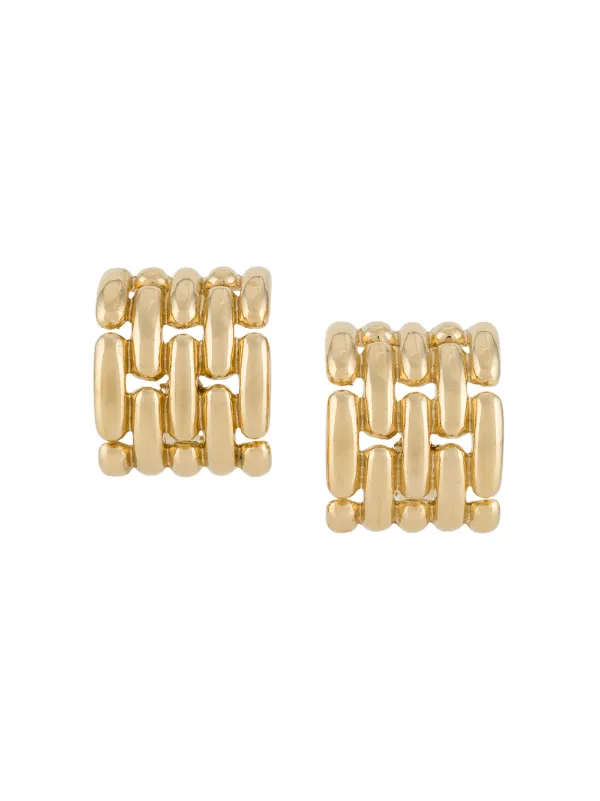 Givenchy Pre-owned 1980s Chain-link Earrings in Gold