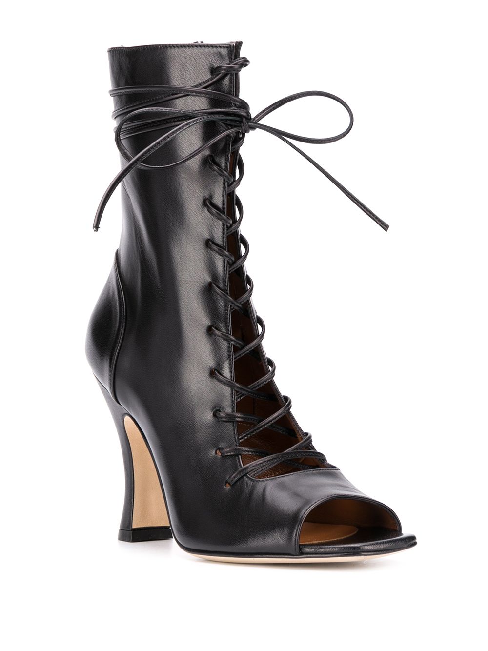 фото Paris texas open-toe lace up boots