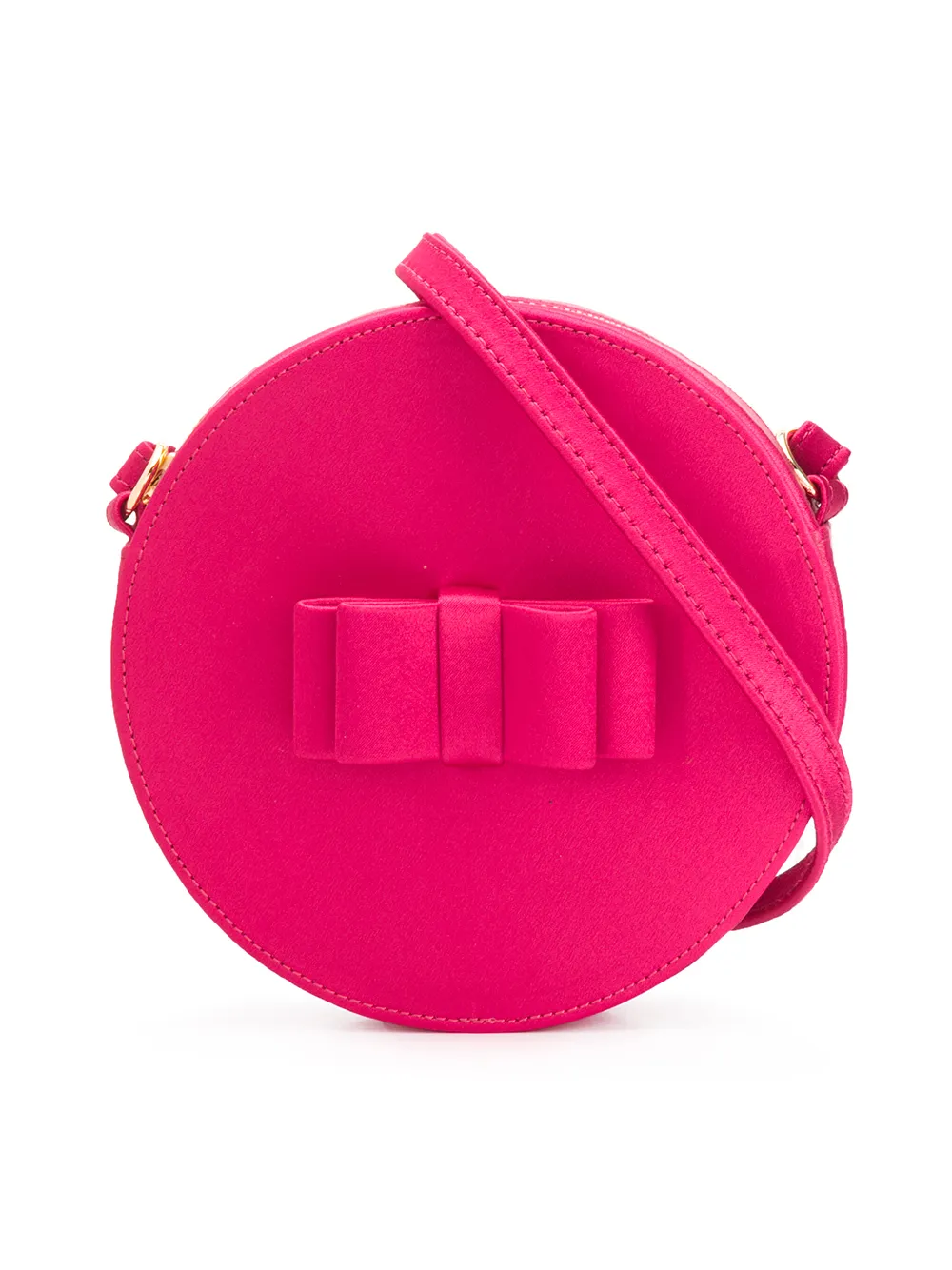 Marc Jacobs Round Bow Shoulder Bag In 粉色
