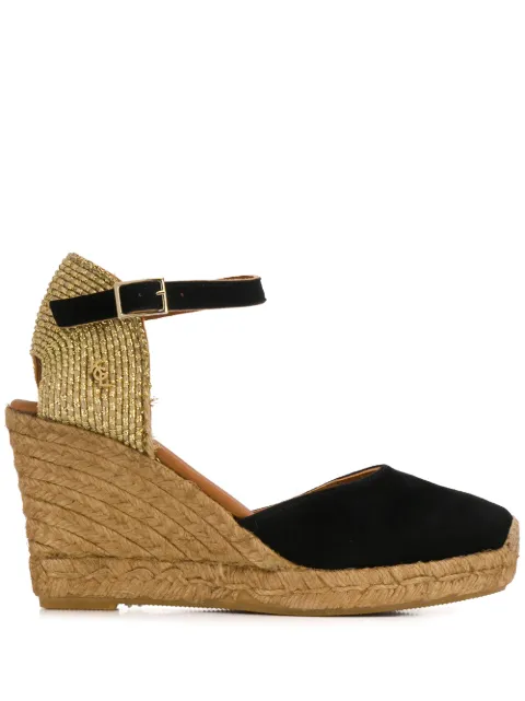 kurt geiger silver espadrilles