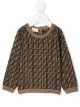 الصورة 1 من Fendi Kids كنزة منسوجة بنقش FF